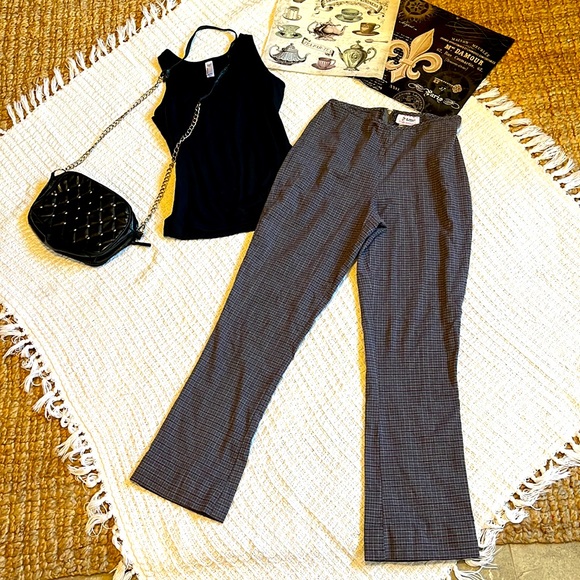 American apparel &vintage y2k jr-s.com cyber generation flare crop pants bundl - Picture 1 of 11
